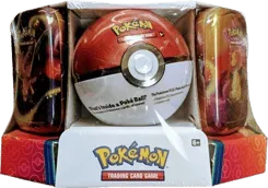 Pokémon - Poké Ball Tin + 2 Kanto Power Mini Tins - Poké Ball