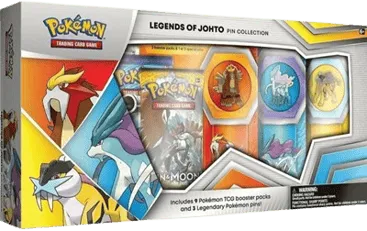 Legends of Johto Pin Collection