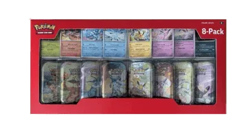 Costco Prismatic Evolutions 8-Pack Mini Tins