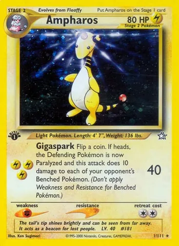 Ampharos 1/111 Neo Genesis