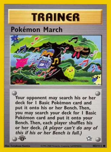 Pokémon March 102/111 Neo Genesis