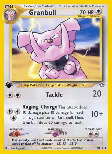 Granbull 37/111 Neo Genesis
