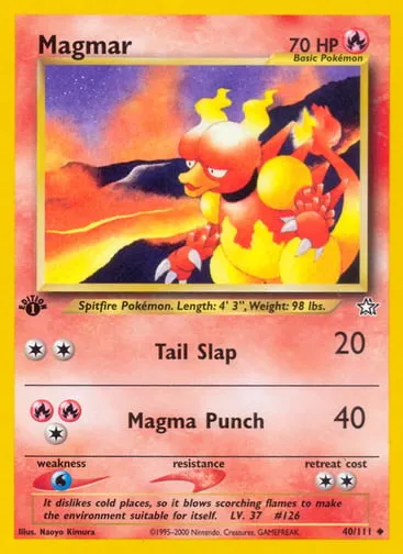 Magmar 40/111 Neo Genesis