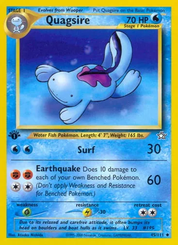 Quagsire 45/111 Neo Genesis