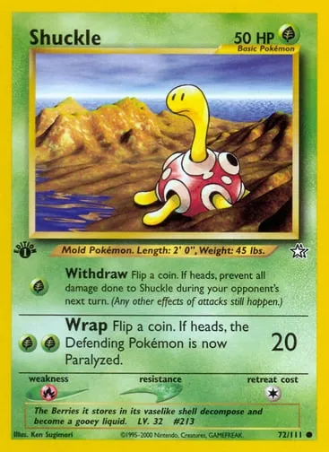 Shuckle 72/111 Neo Genesis