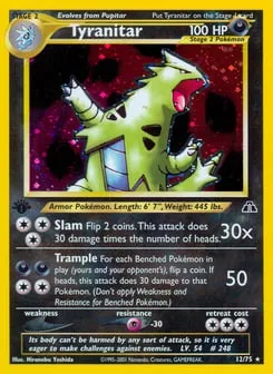 Tyranitar 12/75 Neo Discovery
