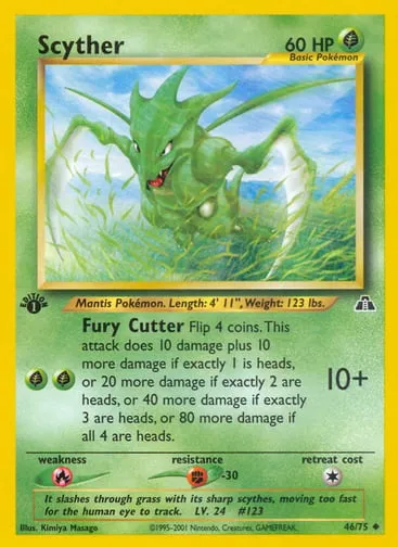 Scyther 46/75 Neo Discovery
