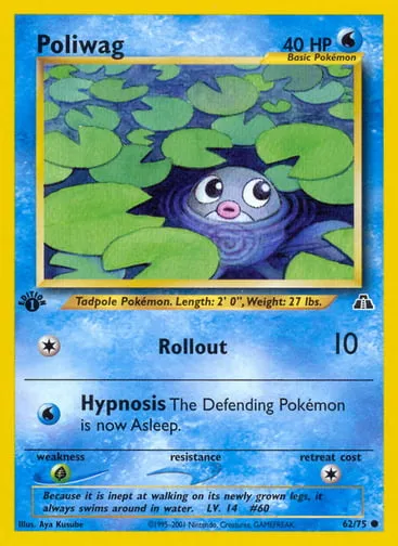 Poliwag 62/75 Neo Discovery