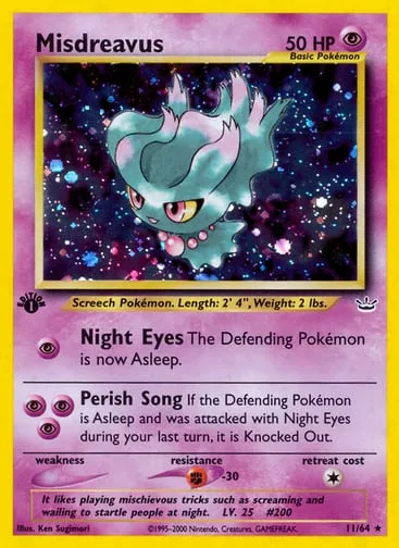 Misdreavus 11/64 Neo Revelation