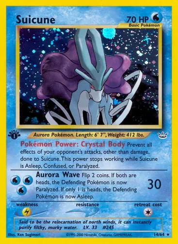 Suicune 14/64 Neo Revelation