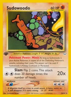 Sudowoodo 26/64 Neo Revelation