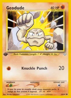 Geodude 44/64 Neo Revelation