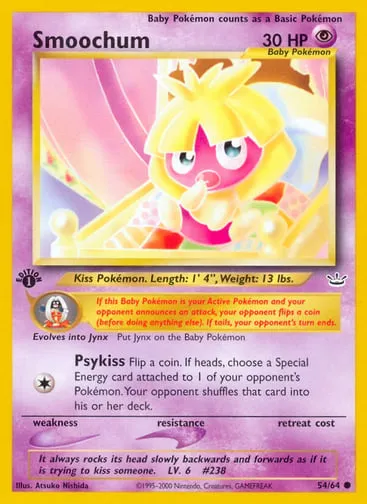 Smoochum 54/64 Neo Revelation