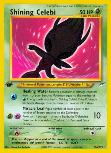 Shining Celebi 106/105 Neo Destiny