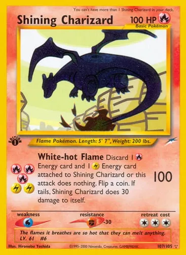 Shining Charizard 107/105 Neo Destiny
