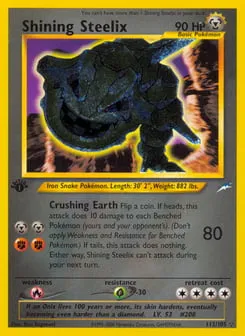 Shining Steelix 112/105 Neo Destiny