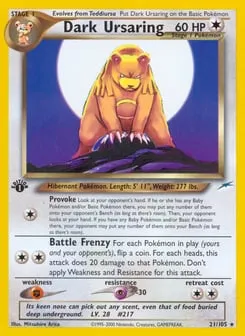 Dark Ursaring 21/105 Neo Destiny