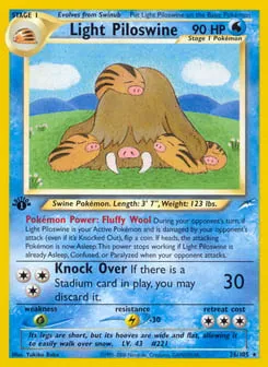 Light Piloswine 26/105 Neo Destiny
