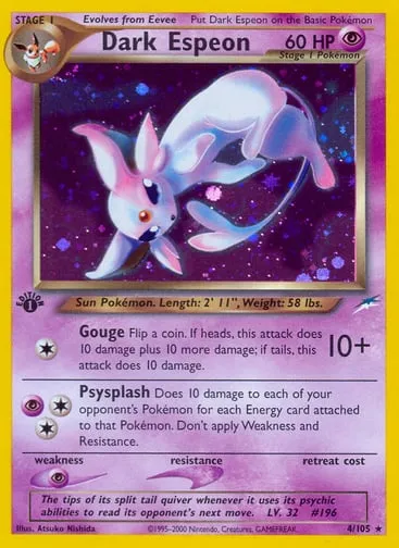 Dark Espeon 4/105 Neo Destiny