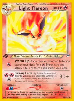 Light Flareon 46/105 Neo Destiny