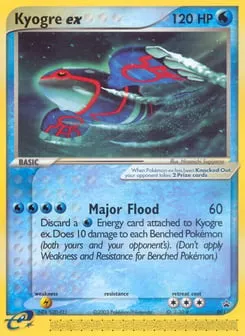 Kyogre ex 001 Nintendo Black Star Promos