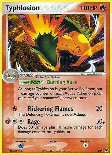 Typhlosion 034 Nintendo Black Star Promos