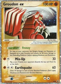 Groudon ex 038 Nintendo Black Star Promos