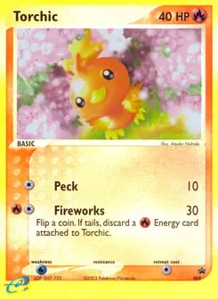 Torchic 008 Nintendo Black Star Promos