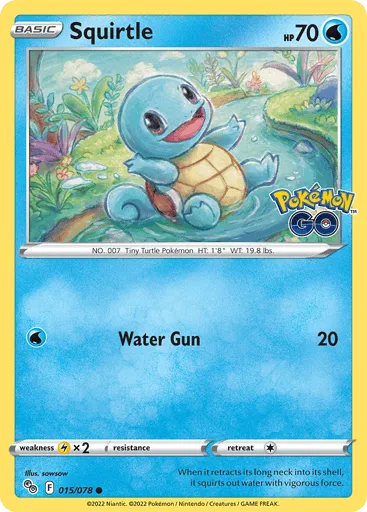 Squirtle 015/078 Pokémon GO