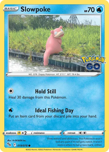 Slowpoke 019/078 Pokémon GO