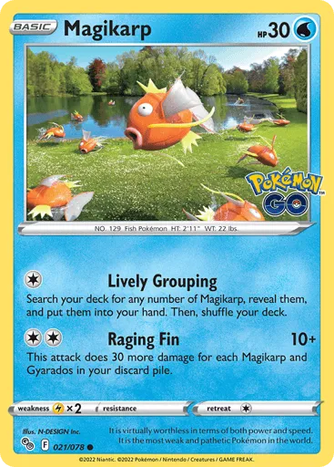 Magikarp 021/078 Pokémon GO