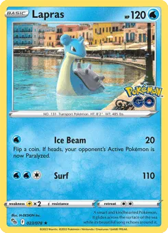 Lapras 023/078 Pokémon GO