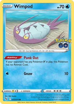 Wimpod 025/078 Pokémon GO