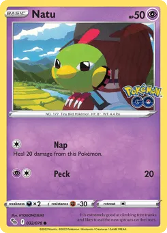 Natu 032/078 Pokémon GO
