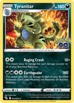 Tyranitar 043/078 Pokémon GO