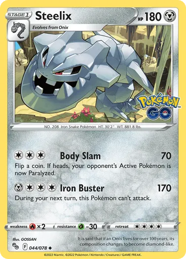 Steelix 044/078 Pokémon GO