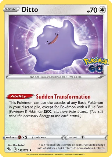 Ditto 053/078 Pokémon GO