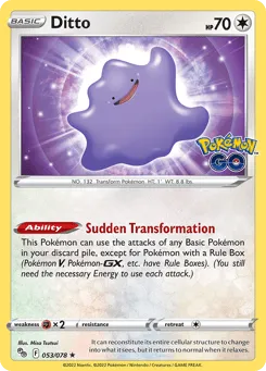 Ditto 053/078 Pokémon GO