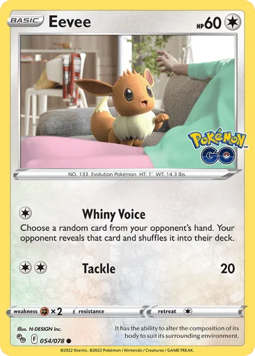 Eevee 054/078 Pokémon GO