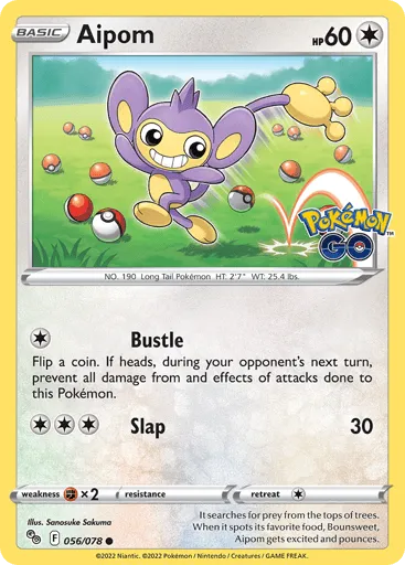 Aipom 056/078 Pokémon GO