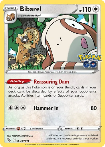 Bibarel 060/078 Pokémon GO