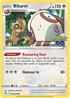Bibarel 060/078 Pokémon GO