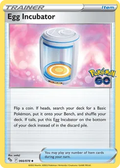Egg Incubator 066/078 Pokémon GO