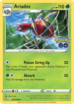 Ariados 007/078 Pokémon GO