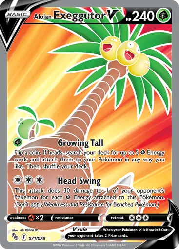Alolan Exeggutor V 071/078 Pokémon GO