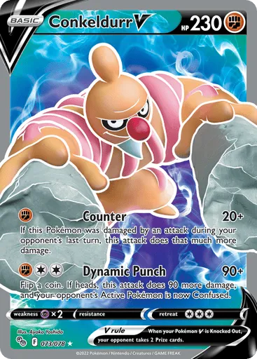 Conkeldurr V 073/078 Pokémon GO