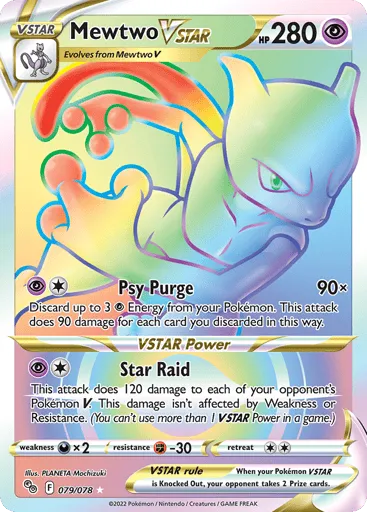 Mewtwo VSTAR 079/078 Pokémon GO
