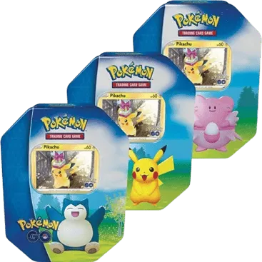 Pokemon GO Tin (Set of 3)