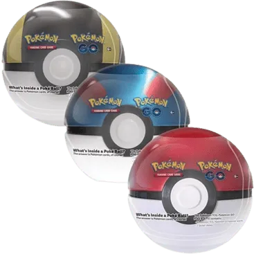 Pokemon GO Poke Ball Tin (Set of 3)