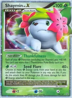 Shaymin LV.X 126/127 Platinum